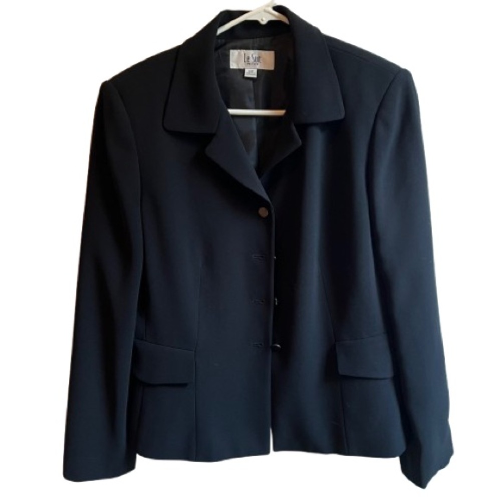 Le Suit‎ Black Women's Blazer Size 10 Petite